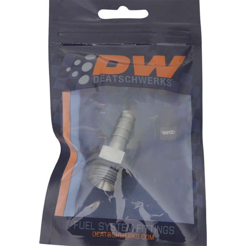 DeatschWerks 8AN ORB Male To 3/8in. Male Triple Barb Fitting (Incl. O-Ring) - SMINKpower Performance Parts DWK6-02-0507 DeatschWerks