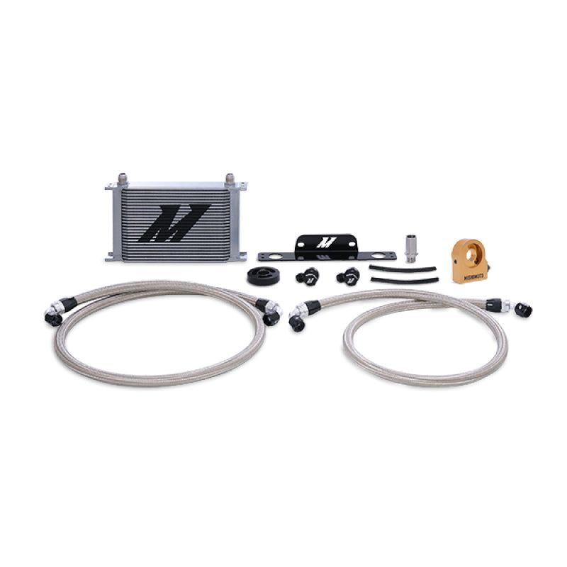 Mishimoto 10-15 Chevrolet Camaro SS Thermostatic Oil Cooler Kit - Silver-Oil Coolers-Mishimoto-MISMMOC-CSS-10TSL-SMINKpower Performance Parts