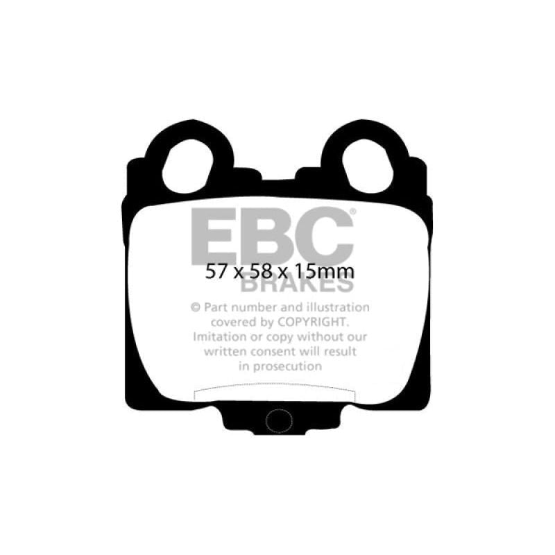 EBC 98-05 Lexus GS300 3.0 Redstuff Rear Brake Pads-Brake Pads - Performance-EBC-EBCDP31224C-SMINKpower Performance Parts
