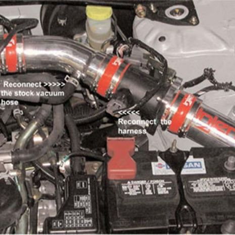 Injen 02-06 Nissan Sentra SER Spec V 2.5L (CARB 02-04 Only) Black Cold Air Intake **SPECIAL ORDER** - SMINKpower Performance Parts INJRD1966BLK Injen