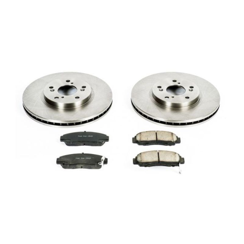 Power Stop 01-03 Acura CL Front Autospecialty Brake Kit-Brake Kits - OE-PowerStop-PSBKOE2292-SMINKpower Performance Parts