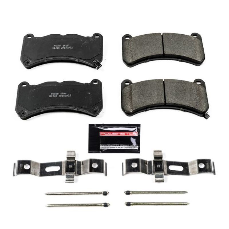Power Stop 13-14 Ford Mustang Front Z23 Evolution Sport Brake Pads w/Hardware - SMINKpower Performance Parts PSBZ23-1365 PowerStop