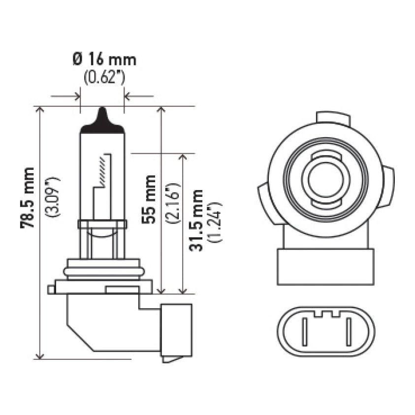 Hella H10 12V 65W Xen White Bulb (Pair) - SMINKpower Performance Parts HELLAH71071012 Hella