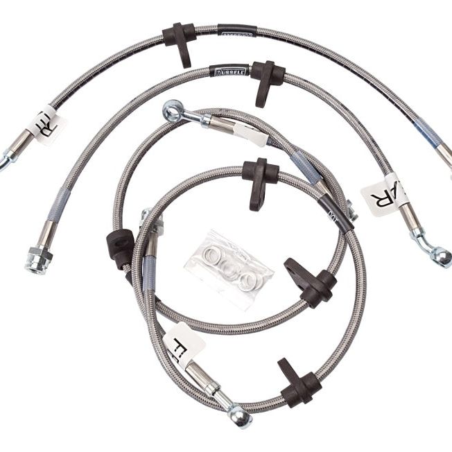 Russell Performance 92-95 Honda Civic (All with rear discs/ no ABS) Brake Line Kit - SMINKpower Performance Parts RUS684600 Russell