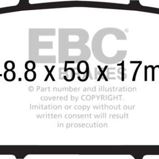 EBC 12+ Acura RDX 3.5 Greenstuff Front Brake Pads-Brake Pads - Performance-EBC-EBCDP21896-SMINKpower Performance Parts