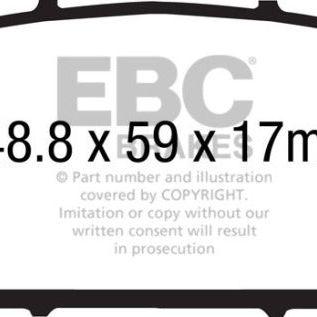 EBC 12+ Acura RDX 3.5 Redstuff Front Brake Pads-Brake Pads - Performance-EBC-EBCDP31896C-SMINKpower Performance Parts