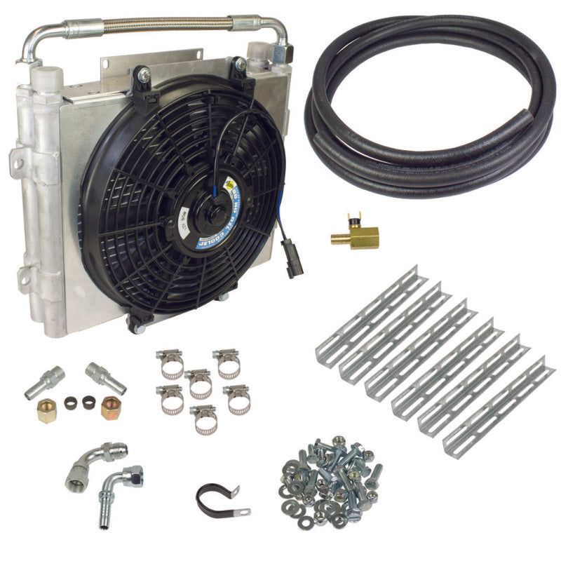 BD Diesel Xtrude Double Stacked Transmission Cooler Kit - Universial 1/2in Tubing-Transmission Coolers-BD Diesel-BDD1030606-DS-12-SMINKpower Performance Parts