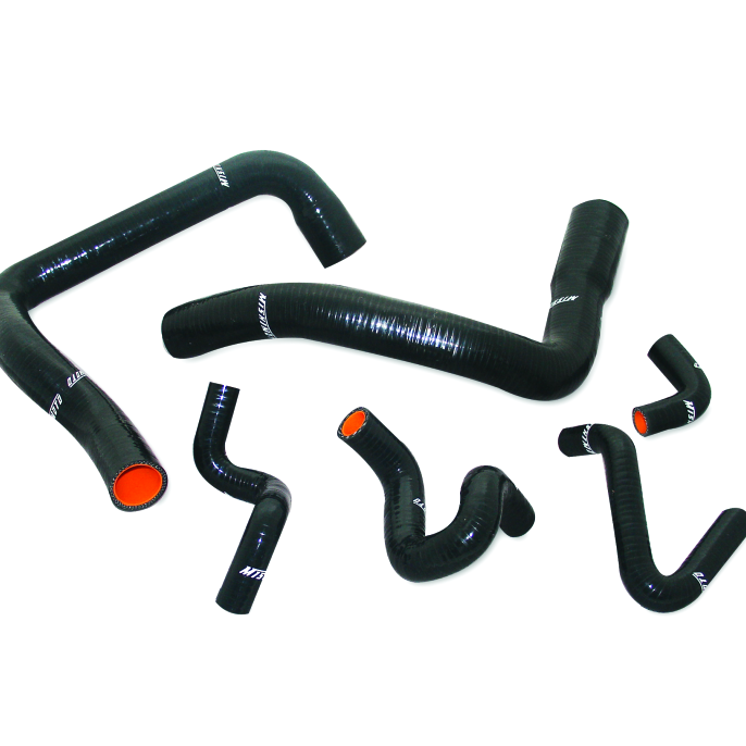 Mishimoto 86-93 Ford Mustang Black Silicone Hose Kit-Hoses-Mishimoto-MISMMHOSE-MUS-86BK-SMINKpower Performance Parts