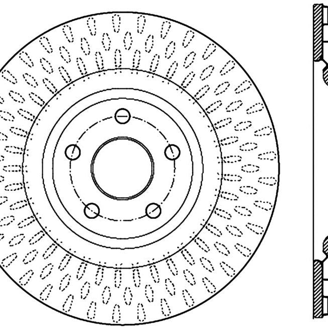 StopTech 12-13 Jeep SRT8 Front Right Slotted Sport Brake Rotor-Brake Rotors - Slotted-Stoptech-STO126.58010SR-SMINKpower Performance Parts