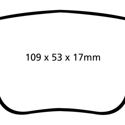 EBC 10-13 Audi A3 2.0 Turbo (Bosch rear caliper) Greenstuff Rear Brake Pads-Brake Pads - Performance-EBC-EBCDP22075-SMINKpower Performance Parts