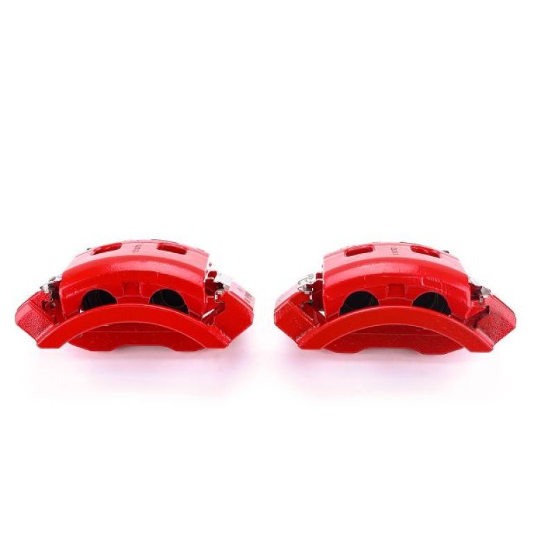 Power Stop 00-01 Dodge Ram 1500 Front Red Calipers w/Brackets - Pair - SMINKpower Performance Parts PSBS4762A PowerStop