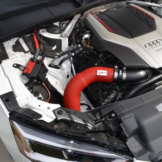 Injen 18-19 Audi S4/S5 (B9) 3.0L Turbo Wrinkle Red Short Ram Intake-Cold Air Intakes-Injen-INJSP3082WR-SMINKpower Performance Parts