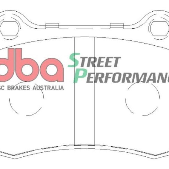 DBA 92-02 Dodge Viper Front SP Performance Brake Pads-Brake Pads - Performance-DBA-DBADB1936SP-SMINKpower Performance Parts