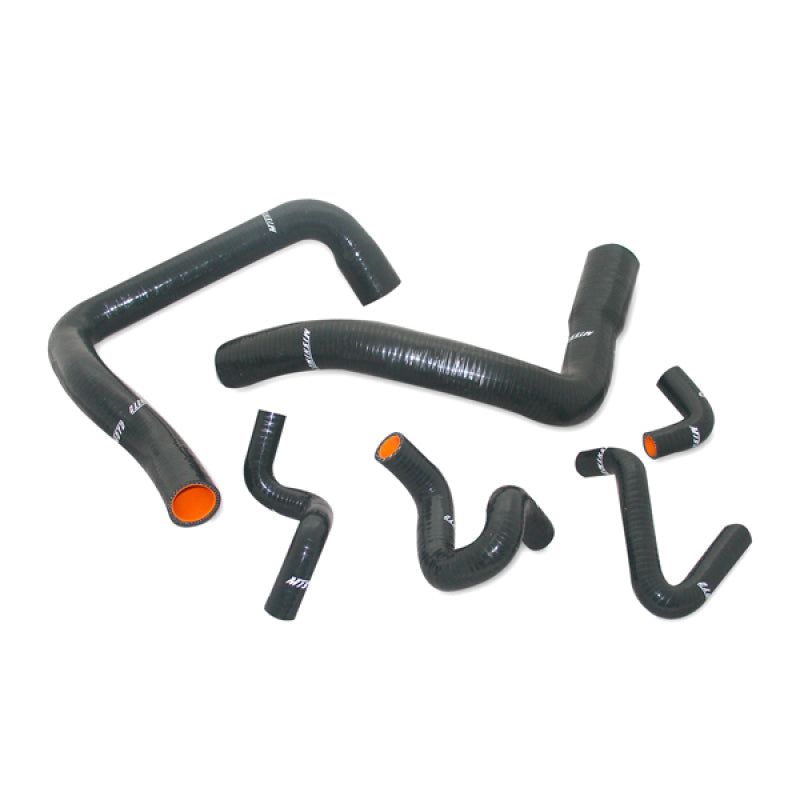 Mishimoto 86-93 Ford Mustang Black Silicone Hose Kit-Hoses-Mishimoto-MISMMHOSE-MUS-86BK-SMINKpower Performance Parts