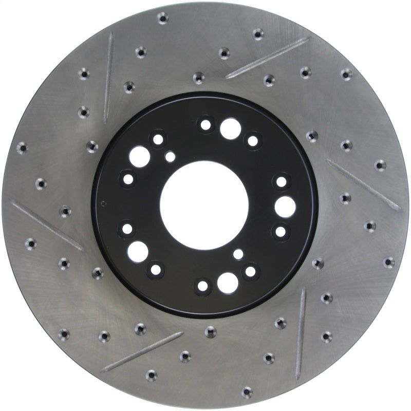 StopTech 93-05 Lexus GS300/GS350/GS400/GS430/GS450H / 00-05 Lexus IS300 / 93-94 Lexus LS400/LS430/L-Brake Rotors - Slot & Drilled-Stoptech-STO127.44083R-SMINKpower Performance Parts