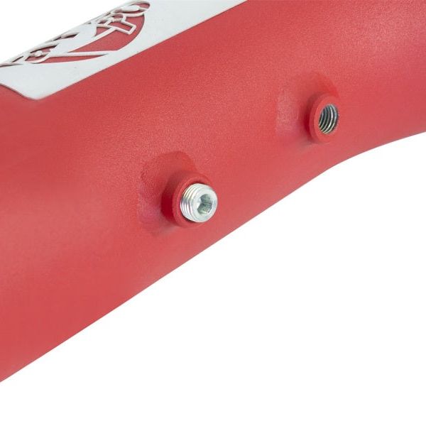 aFe BladeRunner 3in Red IC Tube Cold Side w/ Coupling & Clamp Kit 2016 GM Colorado/Canyon 2.8L - afe-bladerunner-3in-red-ic-tube-cold-side-w-coupling-clamp-kit-2016-gm-colorado-canyon-2-8l