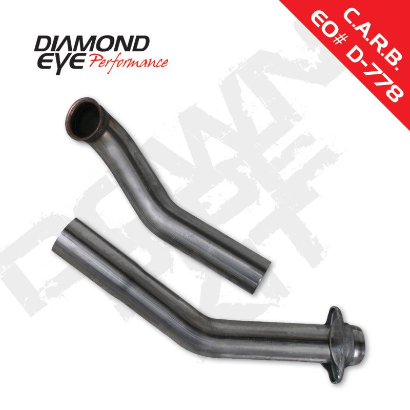 Diamond Eye KIT 3in DWNP SS FORD 7.3L 94-97-Downpipes-Diamond Eye Performance-DEP162004-SMINKpower Performance Parts