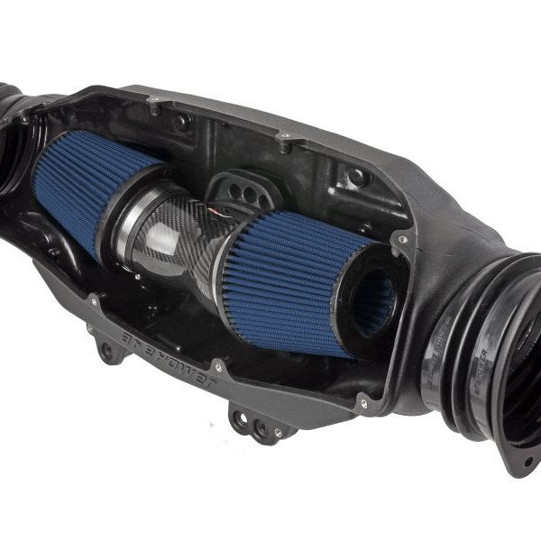 aFe Black Series Carbon Fiber Pro 5R Air Intake System 2020 Chevrolet Corvette C8 V8 6.2L - SMINKpower Performance Parts AFE58-10007R aFe