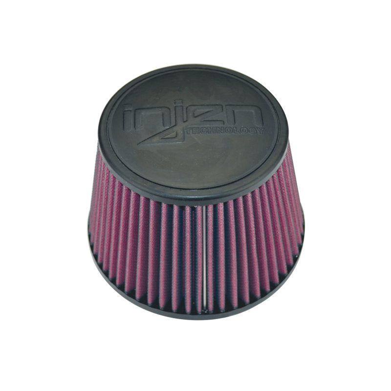 Injen High Performance Air Filter - 3.50 Black Filter 6 Base / 5 Tall / 5 Top-Air Filters - Drop In-Injen-INJX-1015-BR-SMINKpower Performance Parts