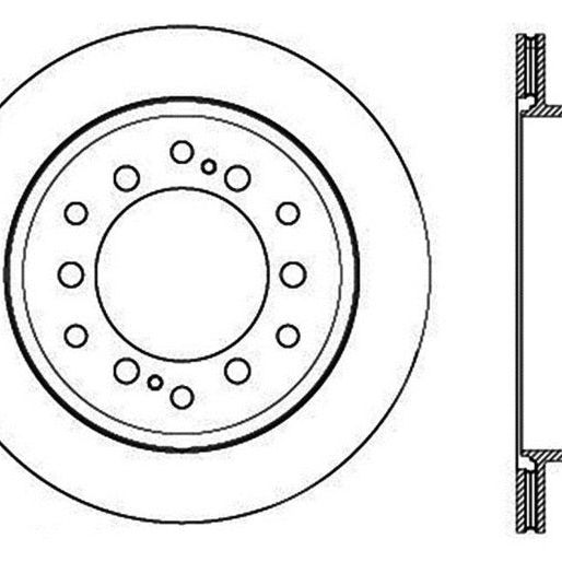 StopTech Slotted & Drilled Sport Brake Rotor-Brake Rotors - Slot & Drilled-Stoptech-STO127.44175R-SMINKpower Performance Parts
