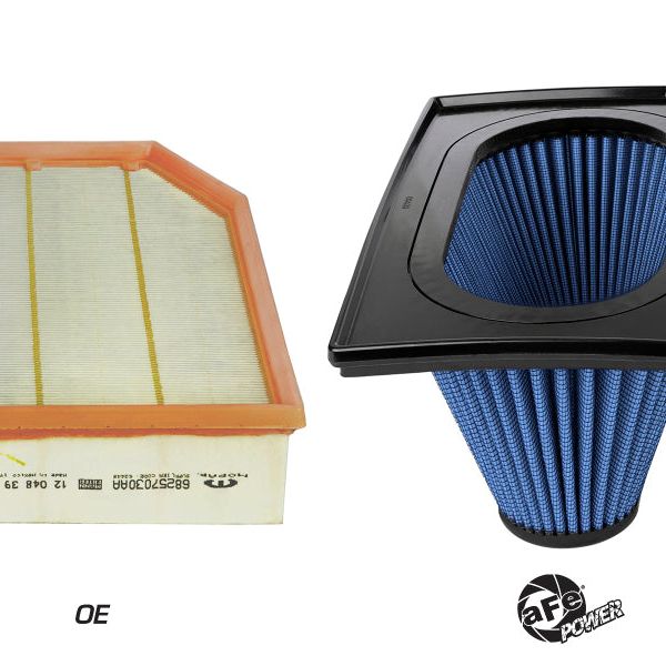 aFe Magnum FLOW PRO 5R Inverted Air Filter 18-19 Jeep Wrangler (JL) I4-2.0L(t) / V6-3.6 - SMINKpower Performance Parts AFE30-80280 aFe