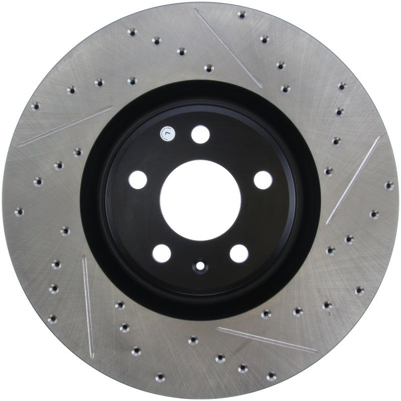 StopTech Slotted & Drilled Sport Brake Rotor-Brake Rotors - Slot & Drilled-Stoptech-STO127.33134L-SMINKpower Performance Parts