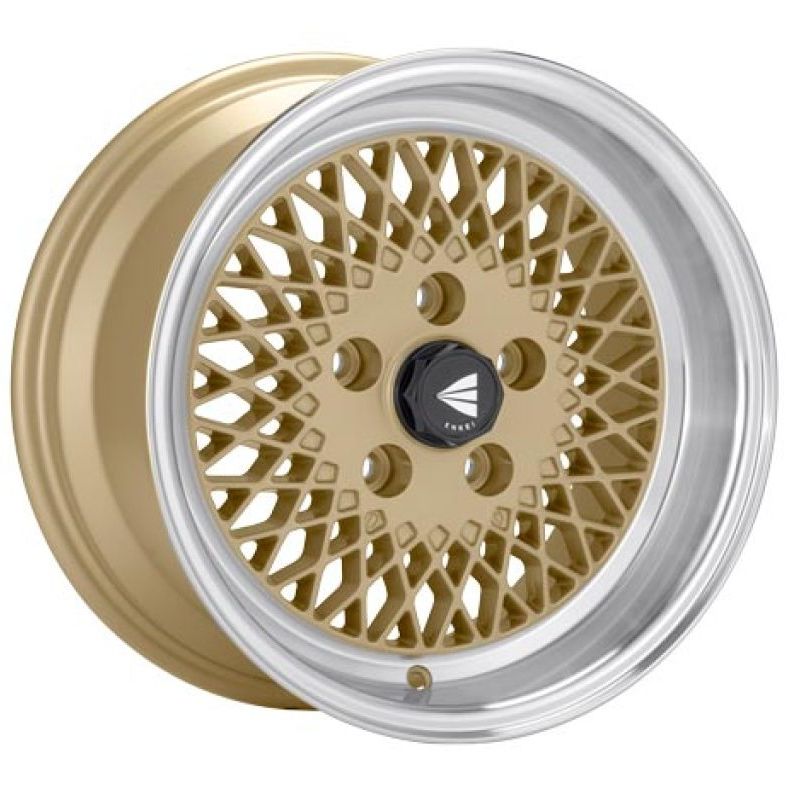 Enkei92 Classic Line 15x7 38mm Offset 4x114.3 Bolt Pattern Gold Wheel-Wheels - Cast-Enkei-ENK465-570-4838GG-SMINKpower Performance Parts