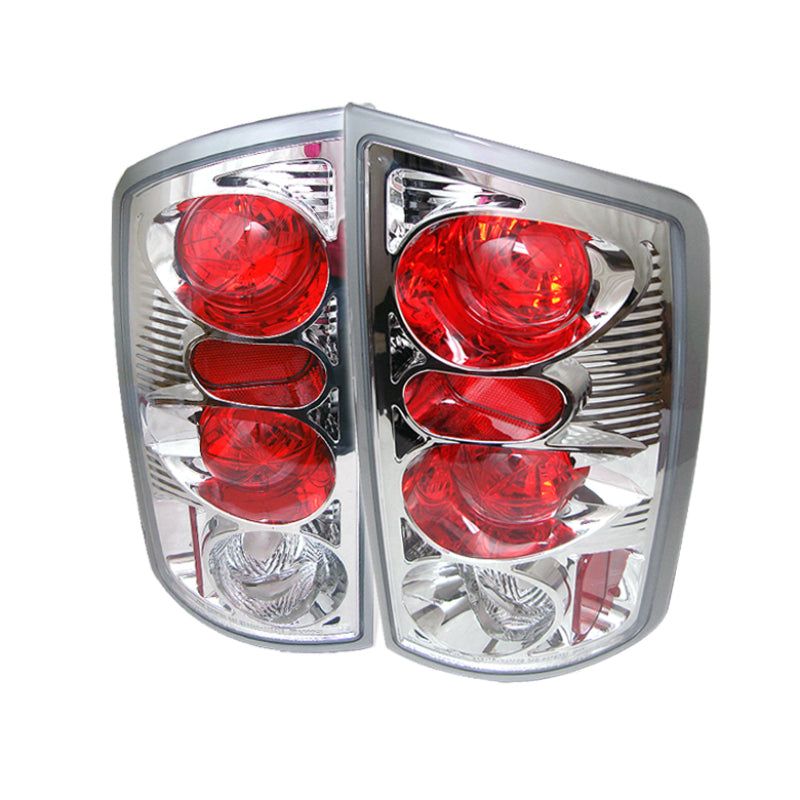 Spyder Dodge Ram 02-06 1500/Ram 2500/3500 03-06 Euro Style Tail Lights Chrome ALT-YD-DRAM02-C-Tail Lights-SPYDER-SPY5002532-SMINKpower Performance Parts