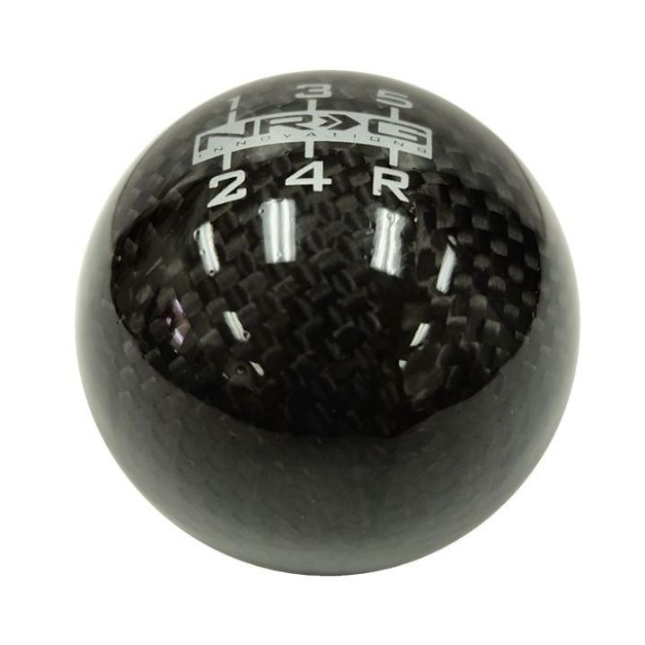 NRG Universal Ball Style Shift Knob (No Logo) - Heavy Weight - Black Carbon Fiber - SMINKpower Performance Parts NRGSK-300BC-4-W NRG