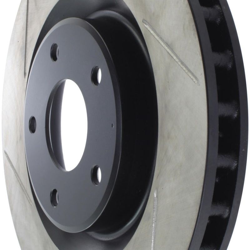 StopTech Power Slot 05-07 Cadillac XLR / 06-09 Chevy Corvette Front Right Slotted Rotors-Brake Rotors - Slotted-Stoptech-STO126.62085SR-SMINKpower Performance Parts