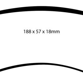 EBC 06-11 Dodge Ram 1500 Mega Cab 2WD Yellowstuff Rear Brake Pads-Brake Pads - Performance-EBC-EBCDP41729R-SMINKpower Performance Parts