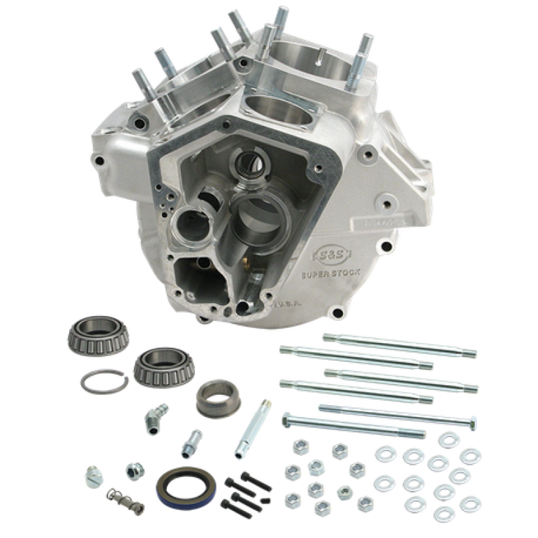 S&S Cycle 70-84 BT w/ Stock Bore Super Stock Alternator Style Crankcase - Natural - SMINKpower Performance Parts SSC31-0003 S&S Cycle