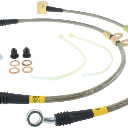 StopTech 06-09 Chevy Trailblazer Stainless Steel Front Brake Lines-Brake Line Kits-Stoptech-STO950.62013-SMINKpower Performance Parts