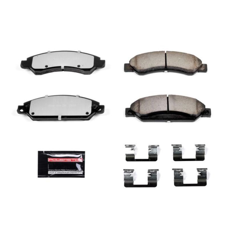 Power Stop 2007 Cadillac Escalade Front Z36 Truck & Tow Brake Pads w/Hardware - SMINKpower Performance Parts PSBZ36-1092 PowerStop