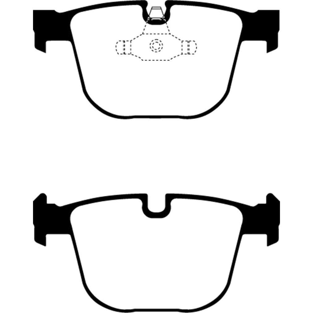 EBC 08-10 BMW M3 4.0 (E90) Redstuff Rear Brake Pads-Brake Pads - Performance-EBC-EBCDP31451C-SMINKpower Performance Parts