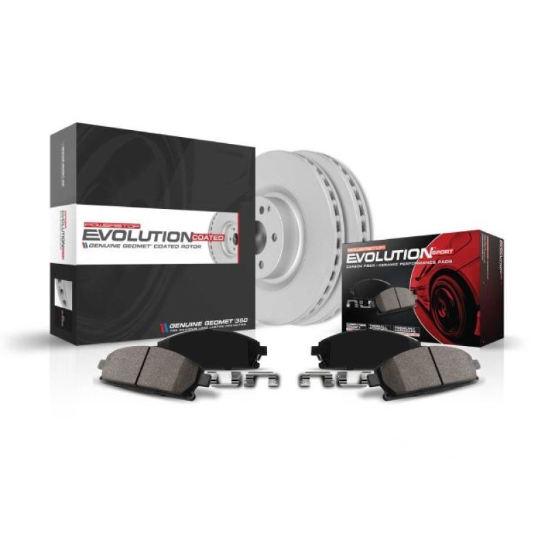 Power Stop 17-18 Audi RS3 Rear Z23 Evolution Sport Coated Brake Kit - SMINKpower Performance Parts PSBCRK7084 PowerStop