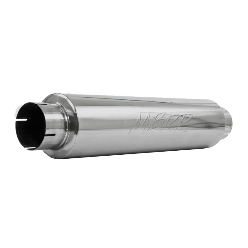 MBRP Universal Quiet Tone Muffler 4in Inlet/Outlet 24in Body 6in Dia 30in Overall T409-Muffler-MBRP-MBRPM1004S-SMINKpower Performance Parts
