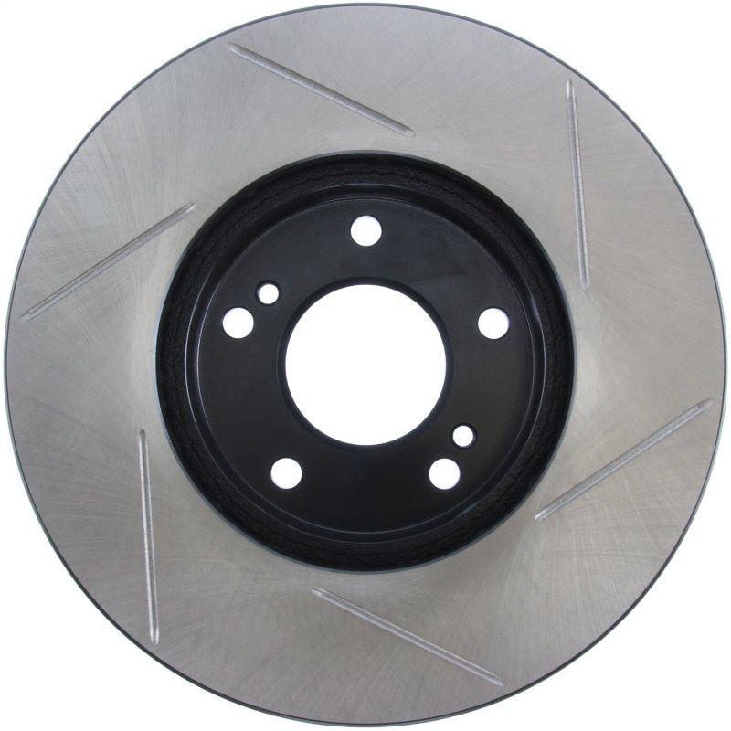 StopTech Power Slot 7/90-96 300ZX Slotted Front Right Rotor-Brake Rotors - Slotted-Stoptech-STO126.42050SR-SMINKpower Performance Parts