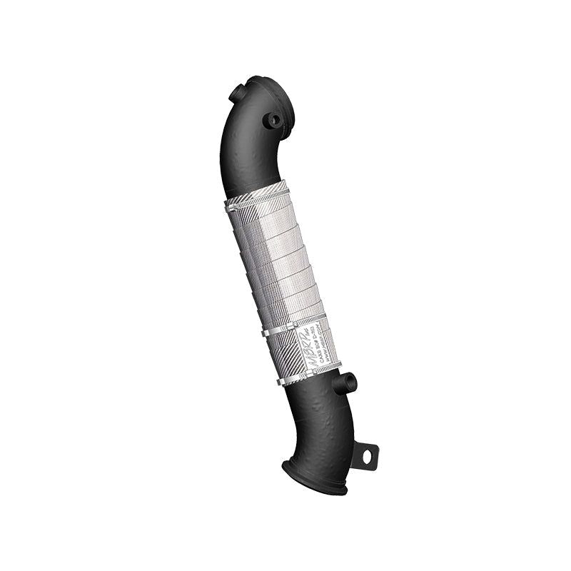 MBRP 11-15 Chev/GMC 6.6L Duramax 3in Black Turbo Down Pipe-Downpipes-MBRP-MBRPGMCA427-SMINKpower Performance Parts