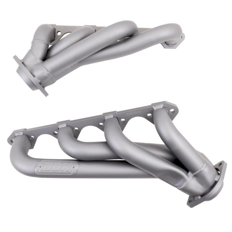 BBK 79-93 Mustang 351 Swap Shorty Unequal Length Exhaust Headers - 1-5/8 Titanium Ceramic - SMINKpower Performance Parts BBK1511 BBK