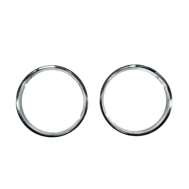 Omix Headlight Bezels Chrome 97-06 Jeep Wrangler - SMINKpower Performance Parts OMI12419.08 OMIX