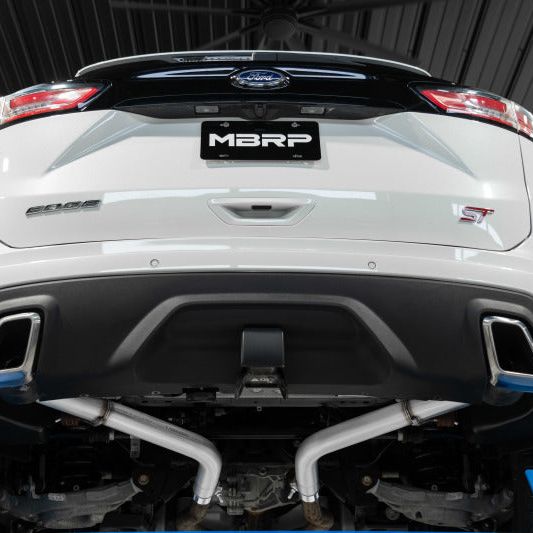 MBRP 19-22 Ford Edge ST 2.5in Dual Rear Exit Axle Back 304 SS Exhaust System - SMINKpower Performance Parts MBRPS5239304 MBRP