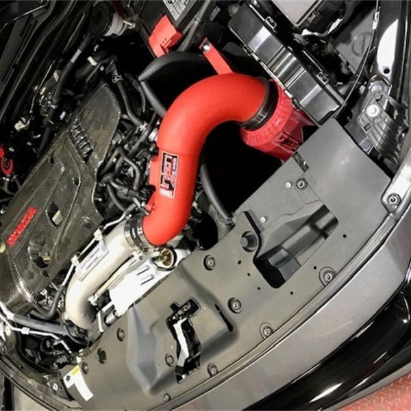 Injen 17-19 Honda Civic Type R 2.0T Wrinkle Red Short Ram Air Intake - SMINKpower Performance Parts INJSP1583WR Injen