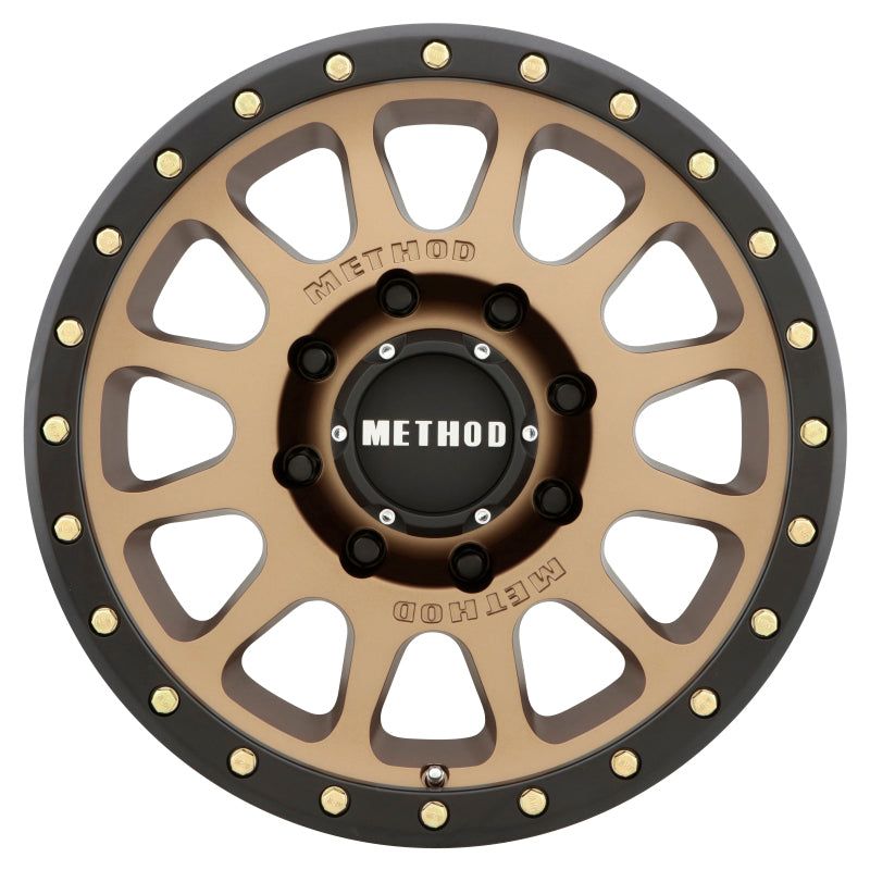 Method MR305 NV HD 18x9 +18mm Offset 8x6.5 130.81mm CB Method Bronze/Black Street Loc Wheel-Wheels - Cast-Method Wheels-MRWMR30589080918H-SMINKpower Performance Parts
