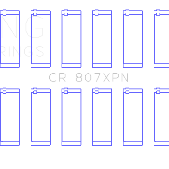 King Chevy LS1 / LS6 / LS3 (Size STD) Performance Rod Bearing Set-Bearings-King Engine Bearings-KINGCR807XPN-SMINKpower Performance Parts
