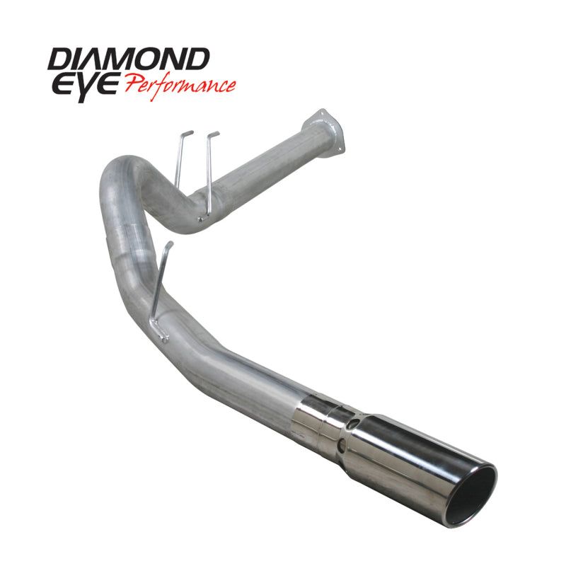 Diamond Eye KIT 4in DPF BACK SGL AL: 2011 FORD 6.7L PWRSTROKE F250/F350-DPF Back-Diamond Eye Performance-DEPK4376A-SMINKpower Performance Parts