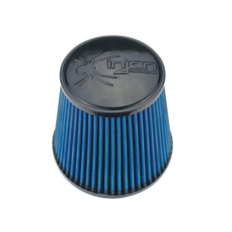 Injen NanoWeb Dry Air Filter 4in Flange ID / 5.5in Base / 5.4in Height / 4in Top - SMINKpower Performance Parts INJX-1128-BB Injen