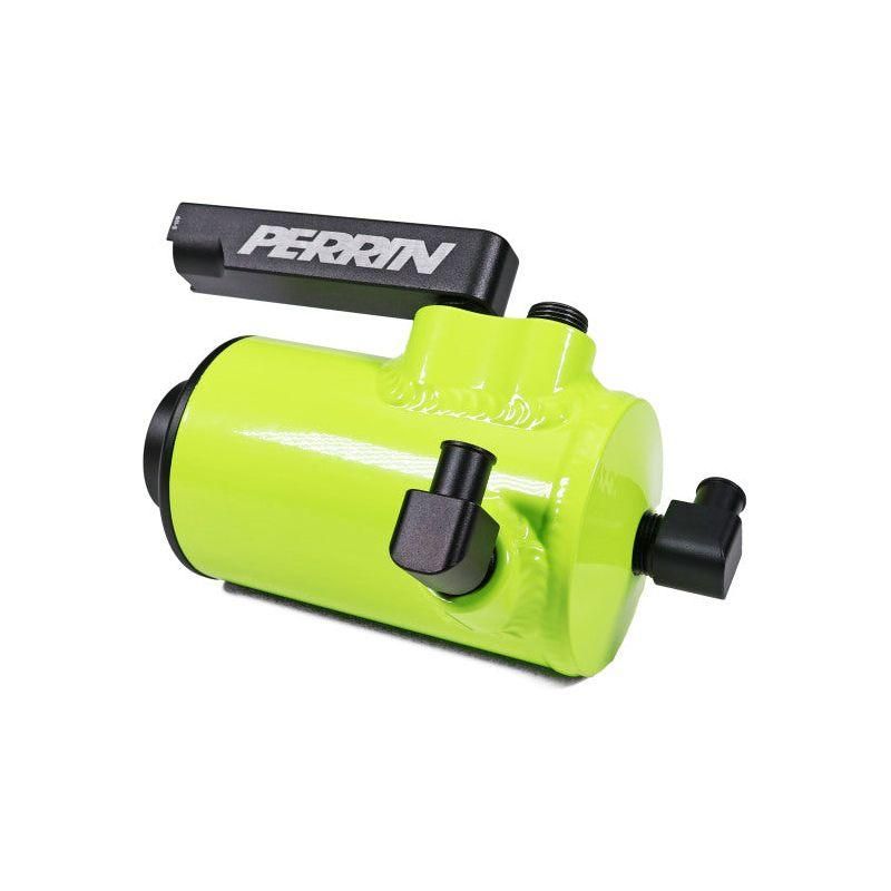 Perrin 22-23 Subaru WRX Air Oil Separator - Neon Yellow - SMINKpower Performance Parts PERPSP-ENG-611NY Perrin Performance