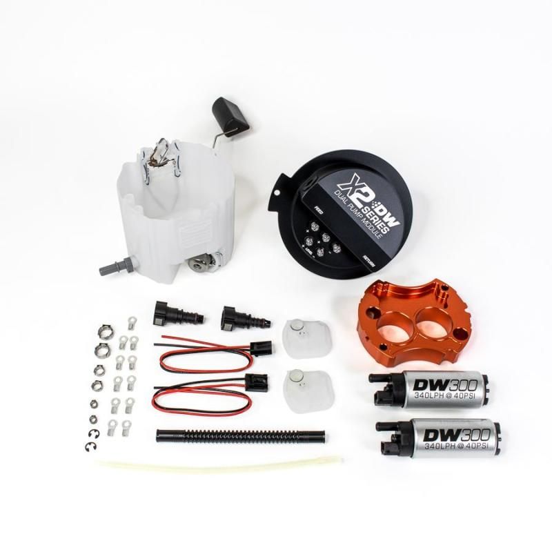 DeatschWerks 10-15 Chevy Camaro LS 3.7 V6/ SS LS3 X2 Series Fuel Pump Module w 2 DW300s-Fuel Pumps-DeatschWerks-DWK9-301-7002-SMINKpower Performance Parts