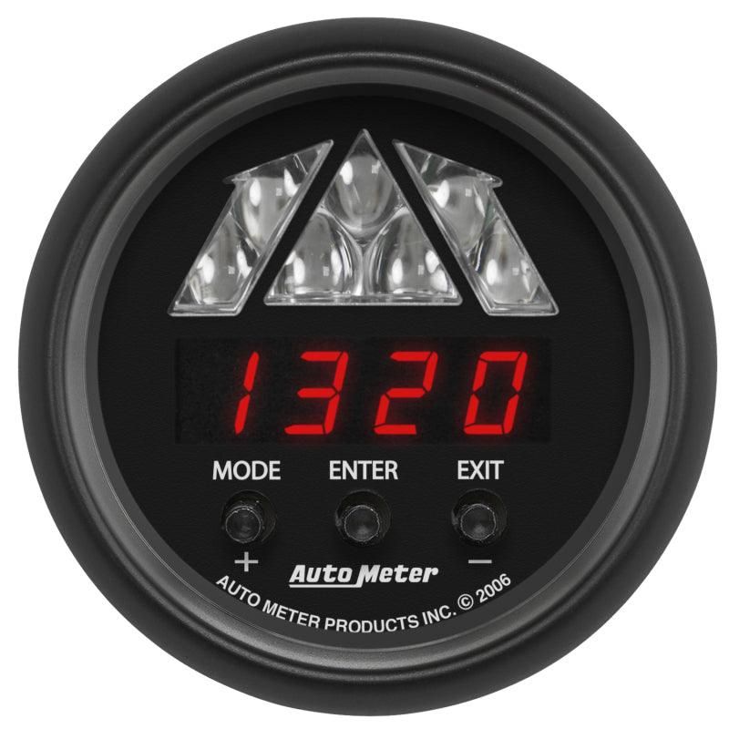Autometer Z-Series 2-1/16in Tachometer Digital 16000 RPM w/ LED Shift Light - SMINKpower Performance Parts ATM2676 AutoMeter